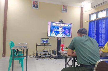 Kadishub Mengikuti Rapat Koordinasi Lintas Sektor Operasi Lilin Kapuas se-Kalbar pada Pengamanan NATARU 2023-2024 Via Zoom Meeting