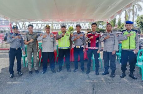 DISHUB Laksanakan Pengaturan Perparkiran Open House Hari Raya Natal 2023