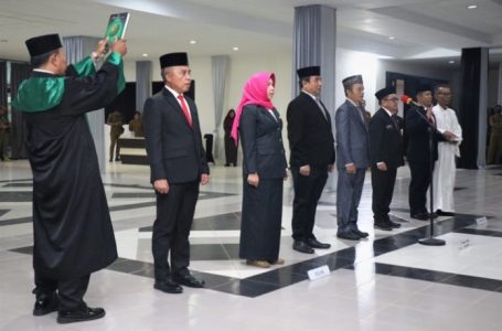 Pelantikan 6 jabatan pimpinan tinggi pratama, kerja cepat kerja tuntas jadi value utama