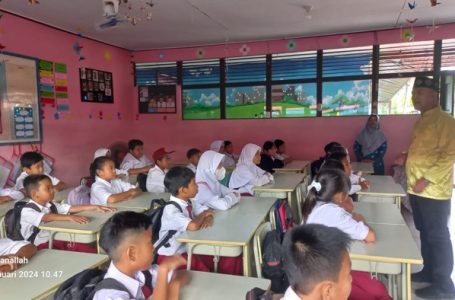 TINJAU SEKOLAH, KADISDIKBUD IMBAU TERAPKAN PHBS