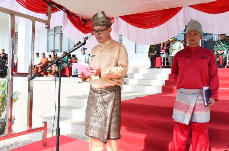 Pemkab Kayong Utara Gelar Upacara Peringatan HUT ke 67 Pemerintah Provinsi Kalbar