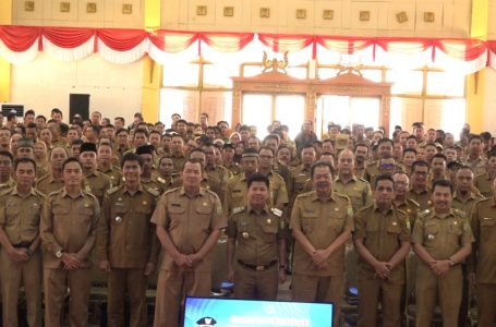Bupati Satono Hadiri Rapat Koordinasi Pengelolaan Keuangan Desa Tahun Anggaran 2024