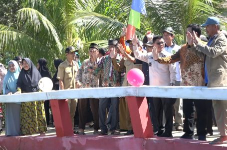 Bupati Satono Resmikan 2 Jembatan Berkemajuan Non Apbd Di Kecamatan Jawai