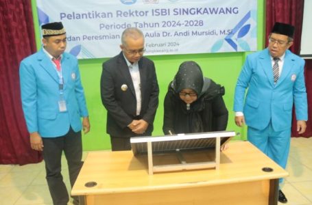 Dr. Ahmad Murdani Resmi Jabat Rektor Isbi Singkawang