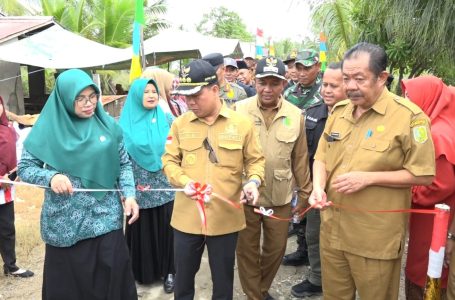 Bupati Satono Resmikan Jembatan Berkemajuan ke 44 Desa Sabaran