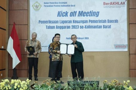 Bupati Satono hadiri Kickoff Meeting Pemeriksaan Laporan Keuangan Pemerintah Daerah TA 2023