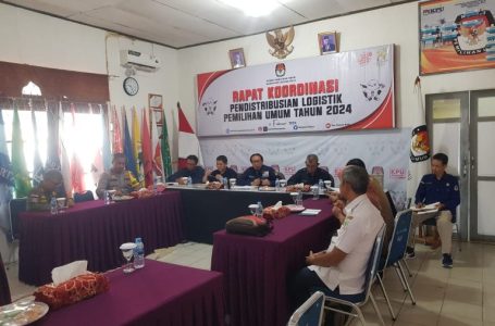 Sekdishub Menghadiri Rakor Pendistribusian Logistik Pemilu Tahun 2024