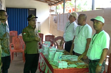Bupati Sambas Satono Bersama Forkopimda Pantau Pelaksanaan Pemilu 2024 di Beberapa TPS