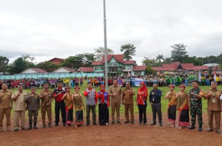 Bupati KH Mengikuti Pelaksanaan Pekan Olahraga Dan Seni Kecamatan Putussibau Utara Tahun 2024