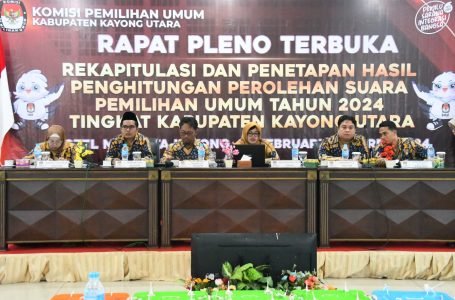 Rekapitulasi Suara Pemilu 2024 di Kayong Utara Dimulai