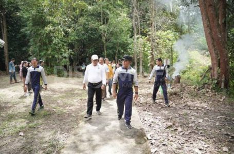 Penjabat Bupati Sanggau Meninjau Kesiapan Festival Pancur Aji Tahun 2024