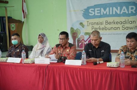 Pj. Bupati Sanggau Buka Seminar Transisi Berkeadilan di Perkebunan Sawit