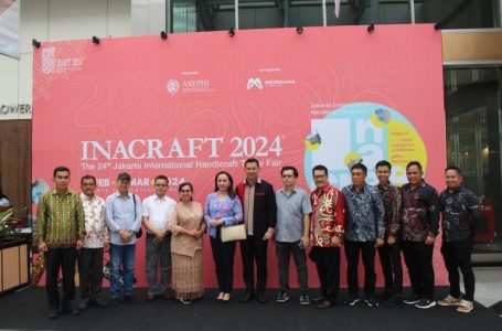 Kepala Disnakerintrans Menghadiri Opening Ceremony INACRAFT 2024