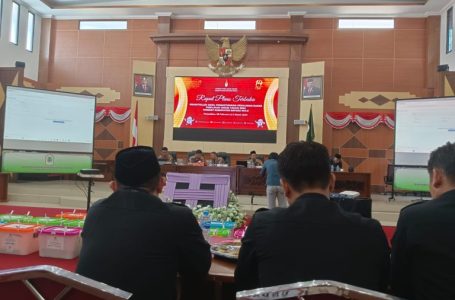Kadishub Menghadiri Rapat Pleno Rekapitulasi Hasil Penghitungan Suara di Tingkat Kabupaten Kapuas Hulu