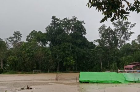 Banjir Melanda Sejumlah Desa di Kecamatan Silat Hulu