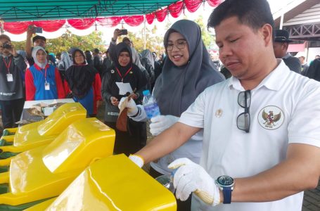 Bupati Sambas, H. Satono Launching Program GASKAN di Kabupaten Sambas