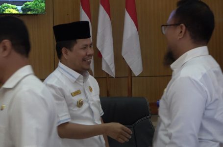 Bupati Satono Silaturahmi Bersama Eseleon II dan III Pemkab Sambas di Hari kedua Puasa Dalam momen Ramadhan 1445 H