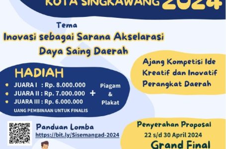 Kompetisi Si Semangad 2024, Jaring Ide Kreatif Perangkat Daerah