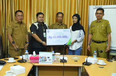 Pj Sekda KKU Ikuti Monev Jamsostek Ekosistem Desa 2024