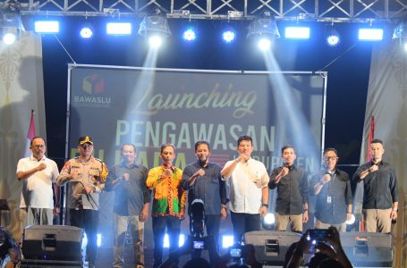 Pj Sekda KKU Hadiri Launching Pengawasan Pilkada 2024