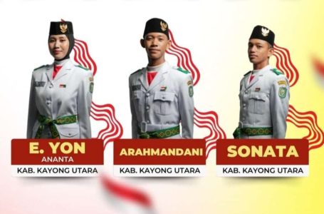 Siswa Kayong Utara Terpilih Sebagai Pembentang Bendera di Provinsi