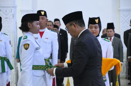 28 Anggota Paskibraka Kabupaten Kayong Utara Dikukuhkan