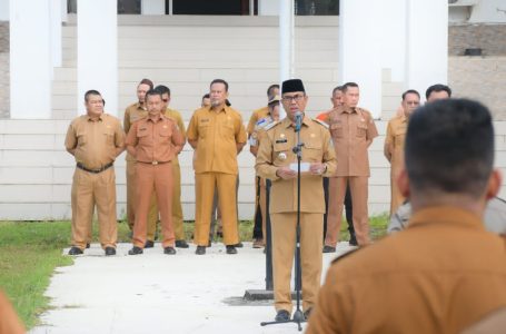 Pj Bupati Pimpin Apel Gabungan Pemkab Kayong Utara