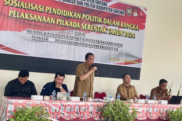 Kesbangpol Sintang Ajak Masyarakat Sukseskan Pilkada